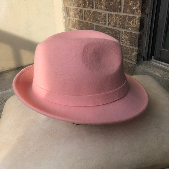 Trilby Wool Pink Hat - Picture 7 of 8